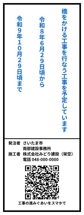 工事情報看板